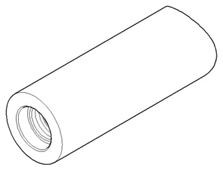 Dornbracht Auslauf ERSATZTEILE 091106074 D 27,5 x 70 mm Chrom