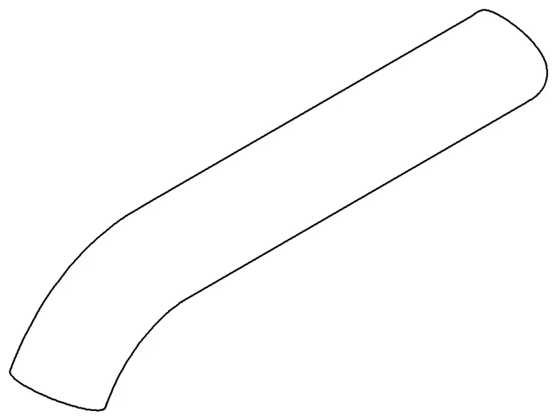 Dornbracht Auslauf ERSATZTEILE 09110608510 155 x 38 x 23 mm Chrom