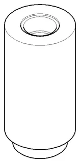 Dornbracht Anschluss ERSATZTEILE 09111004110 D 30 x 52 mm Chrom