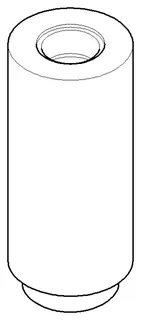 Dornbracht Anschluss ERSATZTEILE 09111006210 D 35 x 83 mm Chrom
