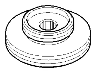 Dornbracht Anschluss ERSATZTEILE 09111006810 M33 x 12 mm Chrom