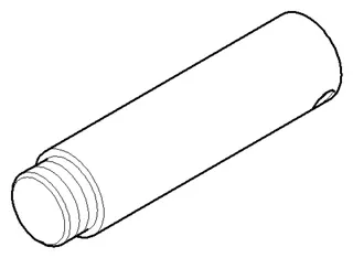 Dornbracht Anschluss ERSATZTEILE 091110083 D 18 x 70 mm Chrom