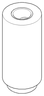 Dornbracht Anschluss ERSATZTEILE 09111008710 D 35 x 79 mm Chrom