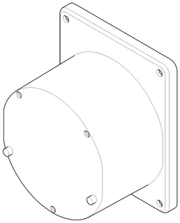 Dornbracht eMOTE Bauschutzkappe ERSATZTEILE 091111011 72 x 112 x 132 mm