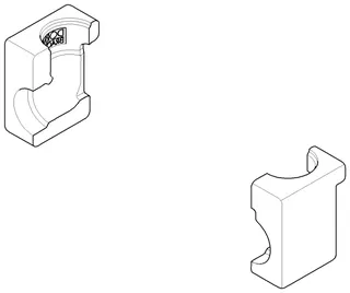Dornbracht Zubehör für Wandwinkel ERSATZTEILE 091111036 40 x 52 x 43 mm