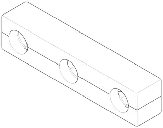 Dornbracht Zubehör für Waschtisch Wand ERSATZTEILE 091111043 280 x 65 x 51 mm
