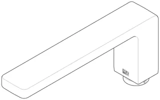 Dornbracht Auslauf ERSATZTEILE 091171041 47 x 111 x 215 mm Chrom