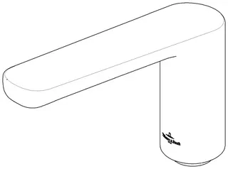 Dornbracht Auslauf ERSATZTEILE 091190002 230 x 170 x 52 mm Chrom