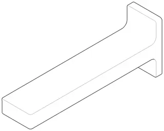 Dornbracht Auslauf ERSATZTEILE 091196002 47 x 78 x 209 mm Chrom