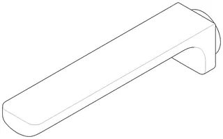 Dornbracht Auslauf ERSATZTEILE 09119609010 49 x 54 x 235 mm Chrom