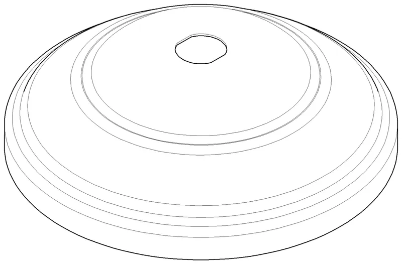 Dornbracht Haube ERSATZTEILE 091205038 D 198 x 61 mm Chrom