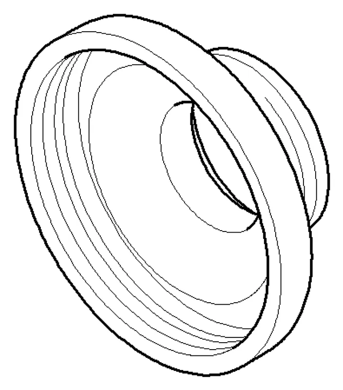 Dornbracht Gehäuse ET 091208015 D 55 x 23 mm Chrom
