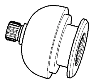 Dornbracht Rastbuchsenaufnahme ERSATZTEILE 091212011 30 x 30,5 x 30 mm Chrom
