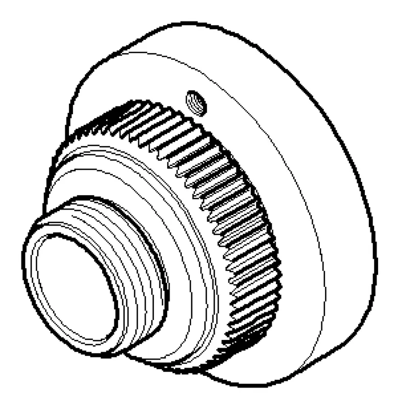 Dornbracht Rastbuchsenaufnahme ERSATZTEILE 091212051 D 35 x 26,5 mm Chrom