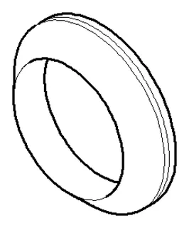 Dornbracht Dichtung ERSATZTEILE 091403008 D 35,0 x D 25,5 x 7,5 mm