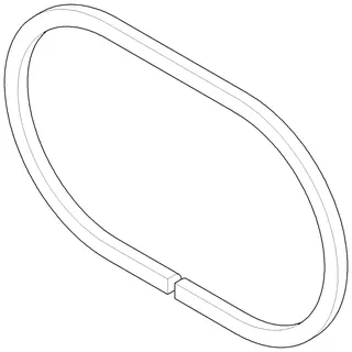 Dornbracht Dichtung selbstklebend ERSATZTEILE 091403009 9 x 10 x 600 mm