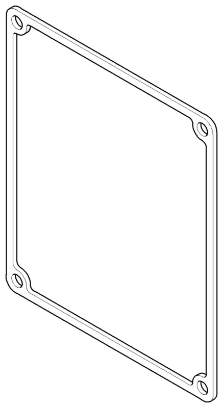 Dornbracht Dichtung für eMOTE Wand ERSATZTEILE 091403103 107 x 127 x 2 mm