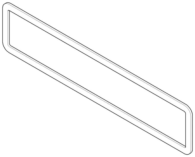Dornbracht Dichtung für WaterBar ERSATZTEILE 091403133 231,5 x 51,5 x 2 mm