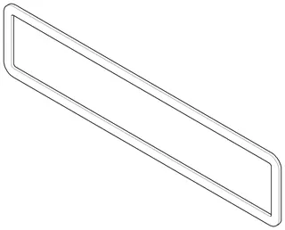 Dornbracht Dichtung für WaterBar ERSATZTEILE 091403133 231,5 x 51,5 x 2 mm