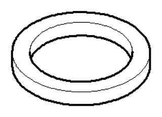 Dornbracht Dichtung NBR 70 ERSATZTEILE 091405001 25,9 x 19,0 x 3,1 mm