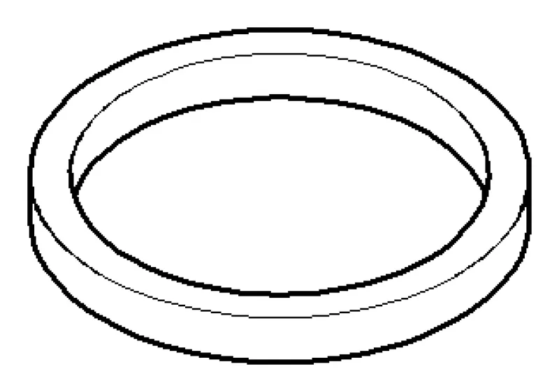 Dornbracht Dichtung NBR 70 ERSATZTEILE 091405017 37,0 x 31,0 x 4,0 mm