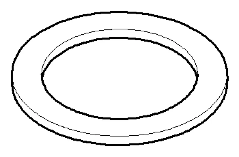 Dornbracht Dichtung NBR 70 ERSATZTEILE 091405018 40,0 x 29,0 x 2,0 mm