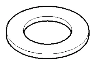Dornbracht Dichtung NBR 70 ERSATZTEILE 091405035 29,0 x 17,0 x 2,0 mm