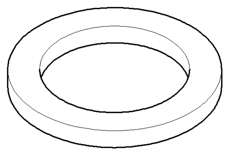 Dornbracht Dichtung ERSATZTEILE 091405039 43,5 x 62 x 6 mm