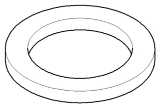 Dornbracht Dichtung ERSATZTEILE 091405039 43,5 x 62 x 6 mm