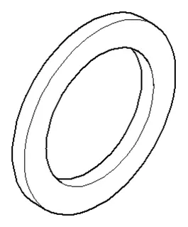 Dornbracht Dichtung ERSATZTEILE 091405060 38 x 27 x 3 mm