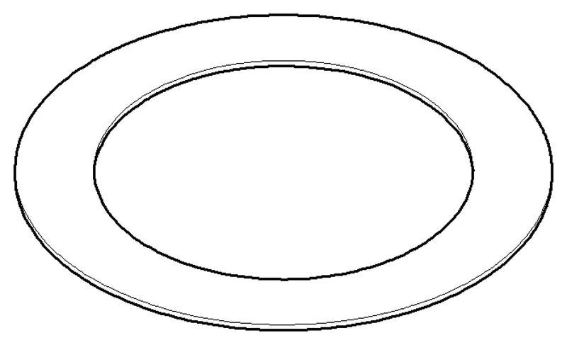 Dornbracht Dichtung NBR 70 ERSATZTEILE 091406010 80,0 x 56,5 x 1,0 mm