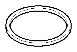 Dornbracht Ring ERSATZTEILE 091415012 D 24,6 x D 21,6 x 1,4 mm