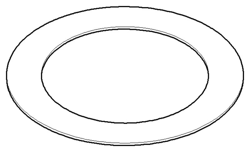 Dornbracht Dichtung Vf 3110, ERSATZTEILE 091440009 80,0 x 56,5 x 1,0 mm
