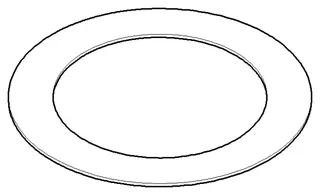 Dornbracht Dichtung Vf 3110, ERSATZTEILE 091440009 80,0 x 56,5 x 1,0 mm