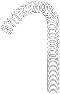 Dornbracht Feder für Profigarnituren ERSATZTEILE 091602035 240 mm