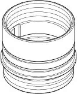 Dornbracht Hülse ERSATZTEILE 09170102210 D 45 x 38,5 mm