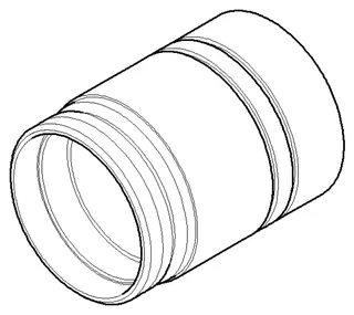 Dornbracht Verlängerung ERSATZTEILE 09170112810 D 43,5 x 58 mm