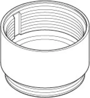 Dornbracht Hülse ERSATZTEILE 091701191 D 50 x 33,8 mm