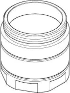 Dornbracht Hülse ERSATZTEILE 091701209 D 49 x 48 mm