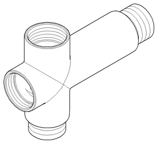 Dornbracht Umstellung ERSATZTEILE 091709048 97 x 65 x 25,5 mm Chrom