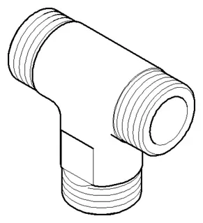 Dornbracht Anschluss ERSATZTEILE 091711051 50 x 47 x 20 mm