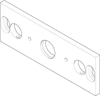 Dornbracht Halter ERSATZTEILE 091720195 157 x 5 5x 7 mm