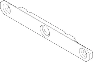 Dornbracht WaterFall Halter ERSATZTEILE 091797053 30 x 8 x 222 mm
