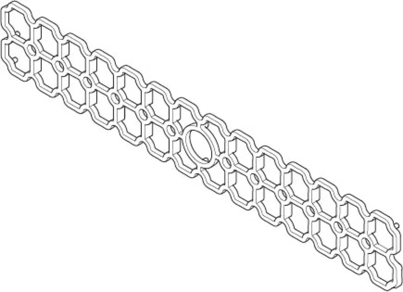 Dornbracht WaterBar Halter ERSATZTEILE 091797058 213 x 33 x 4,5 mm