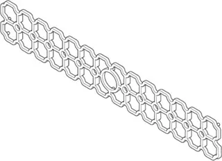 Dornbracht WaterBar Halter ERSATZTEILE 091797058 213 x 33 x 4,5 mm