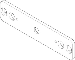 Dornbracht WaterSheet Halter ERSATZTEILE 091797059 234 x 55 x 7 mm