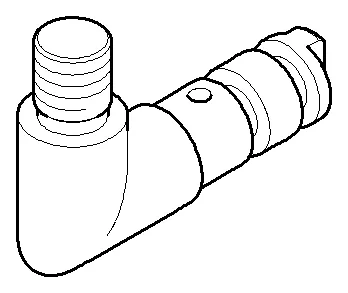 Dornbracht Umstellung ERSATZTEILE 091820034 13,5 x 33 x 50 mm Chrom