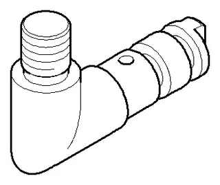Dornbracht Umstellung ERSATZTEILE 091820034 13,5 x 33 x 50 mm Chrom