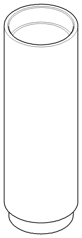 Dornbracht Hülse ERSATZTEILE 091840063 D 39,5 x 124 mm Chrom