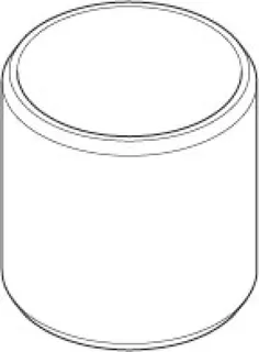 Dornbracht Hülse ERSATZTEILE 091840079 D 50 x 50 mm